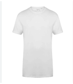 Short Sleeved Long Line Dipped TShirt